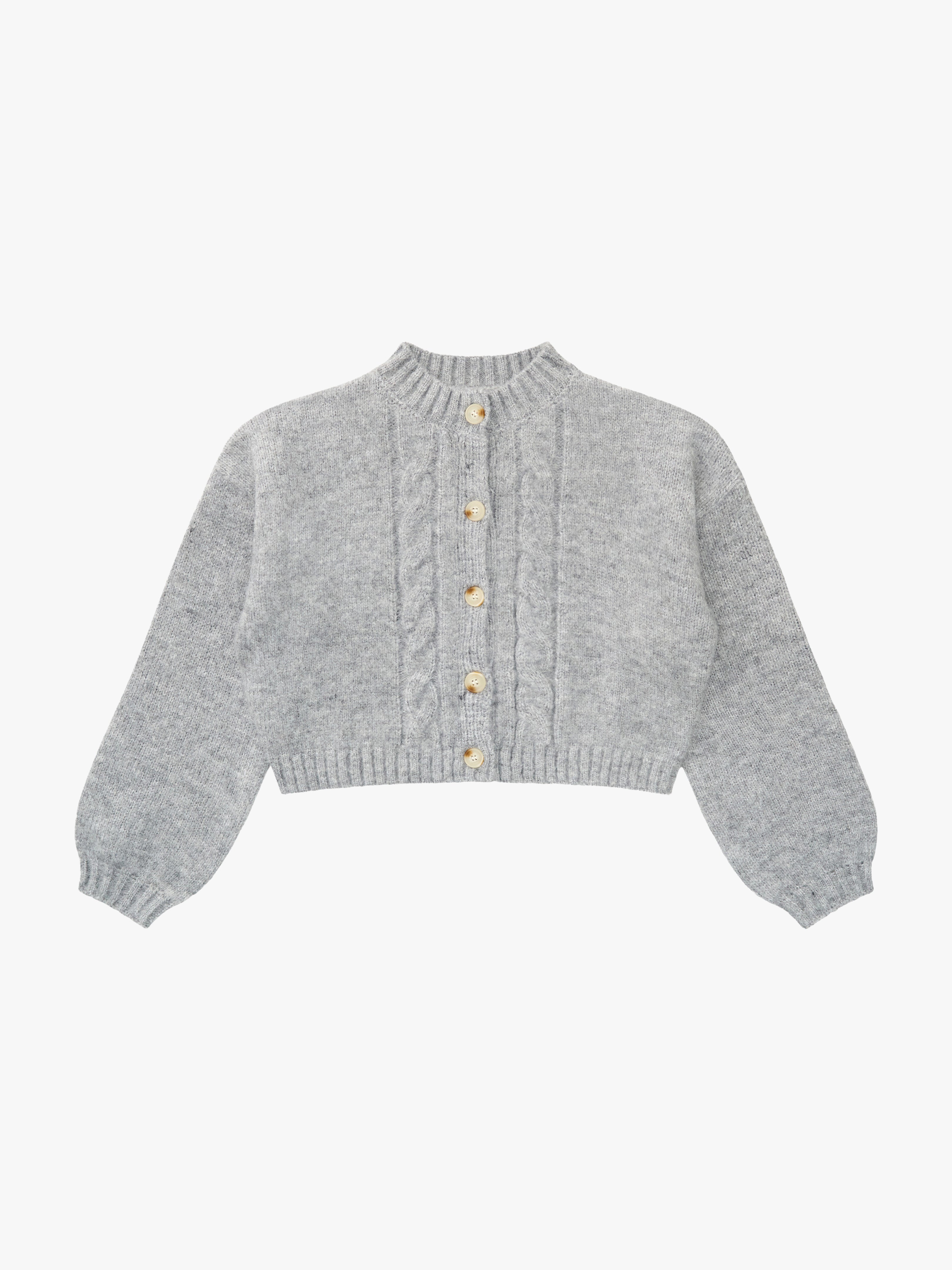 SHISHIKUI ニット　カーディガン　cardi a / GRAY Lisa Says Gah - Cardigans - Priya Cardi - Grey – offe market