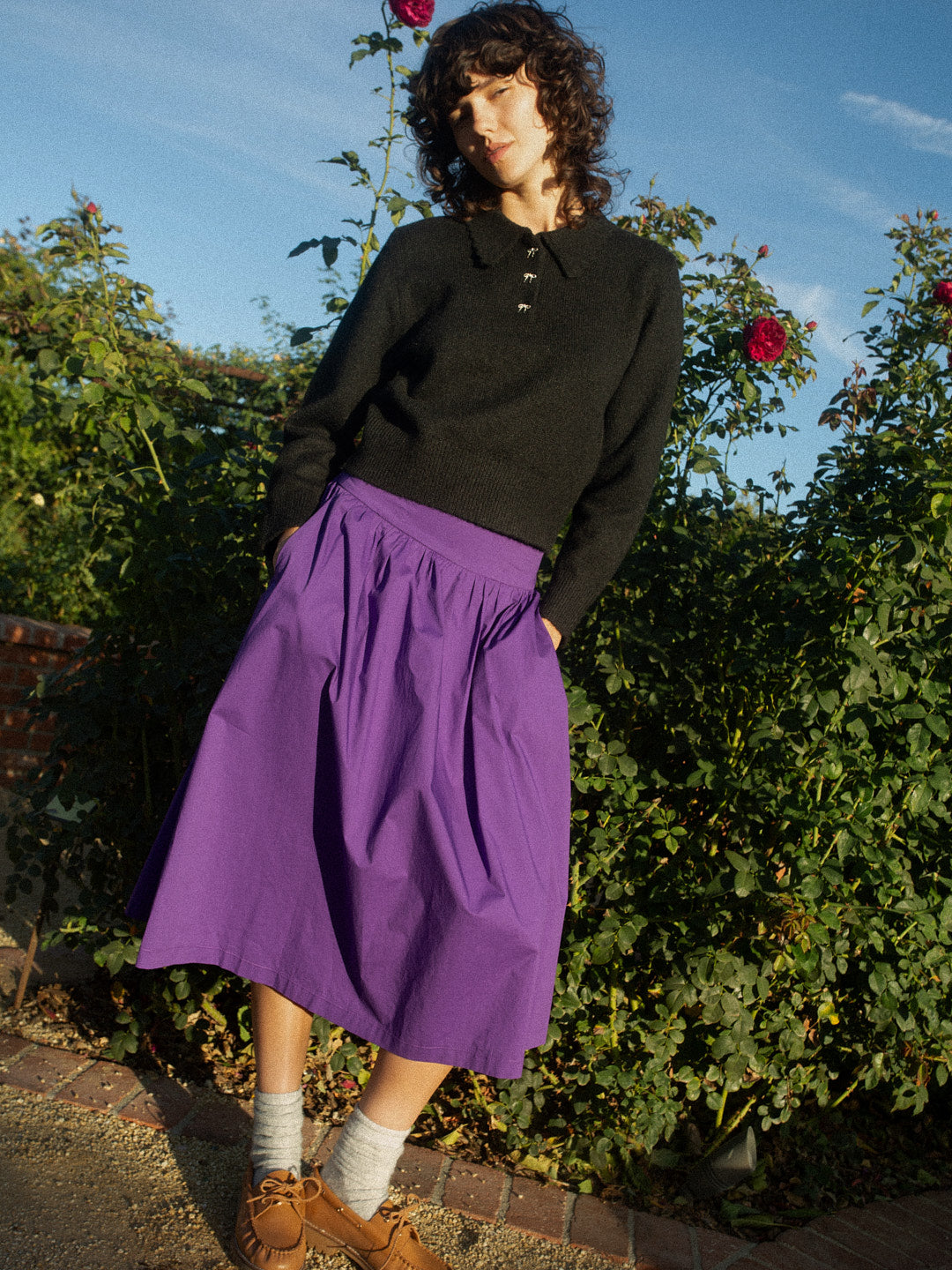 Lisa Says Gah - Maliah Skirt - Purple -