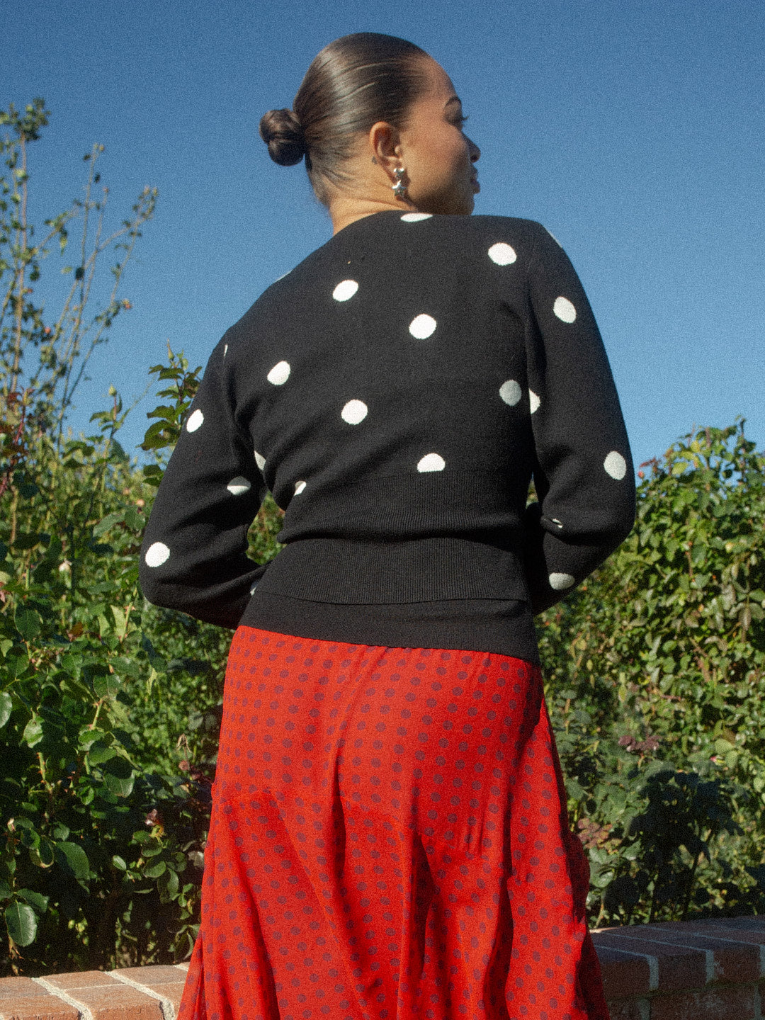 Lisa Says Gah - Emi Cardi - Black/White Dot -