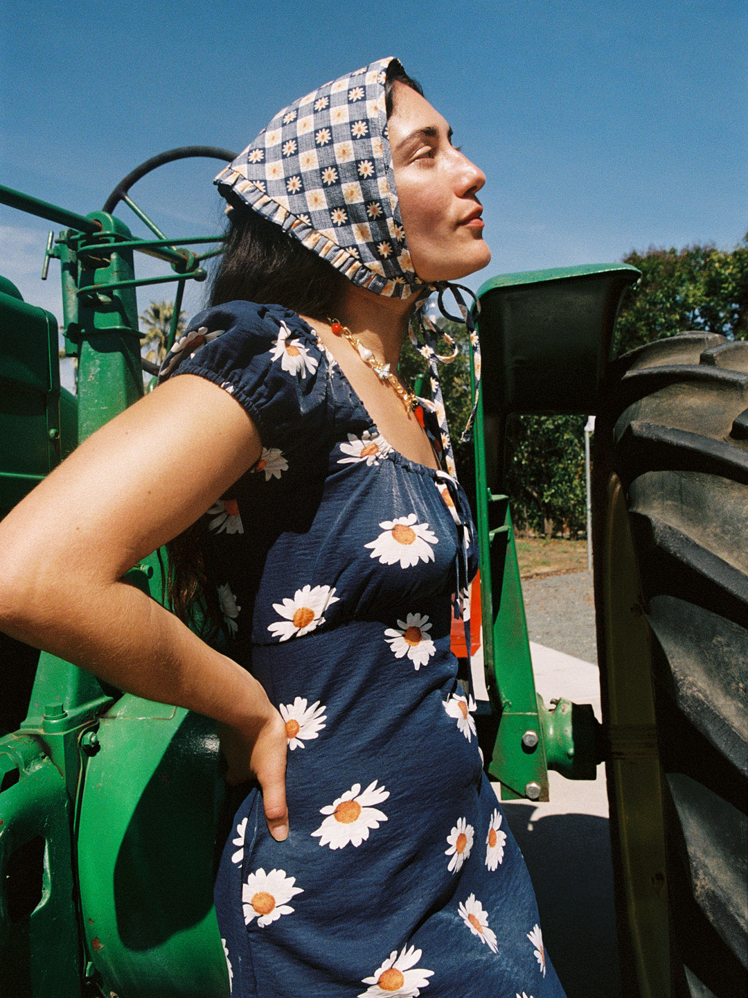Lisa Says Gah - Suzy Dress - Navy Daisy -