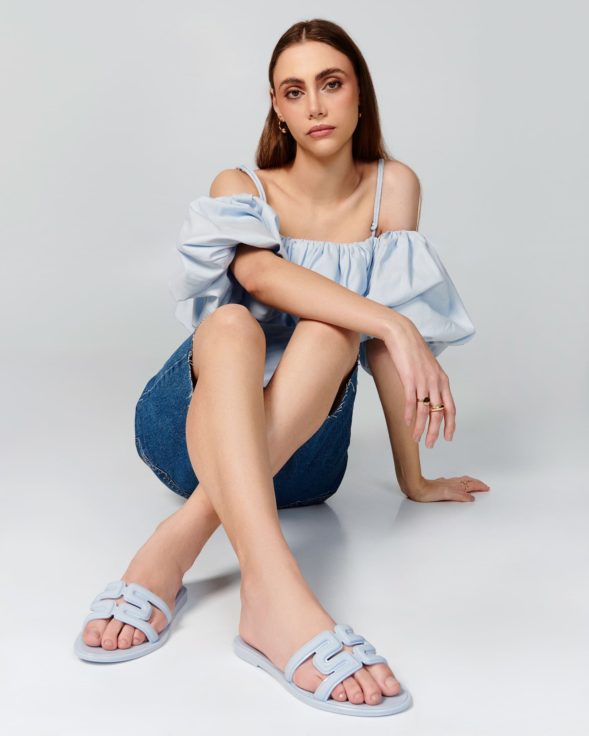 Melissa - M Slide - Light Blue -