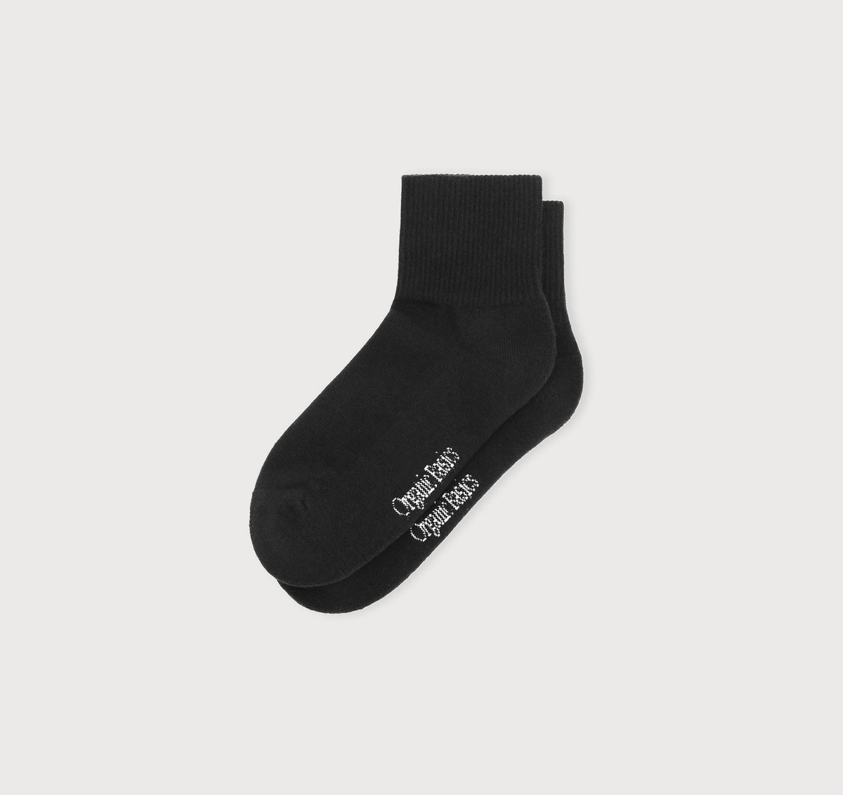 Organic Basics - Core Ankle Socks 2-Pack - Black -