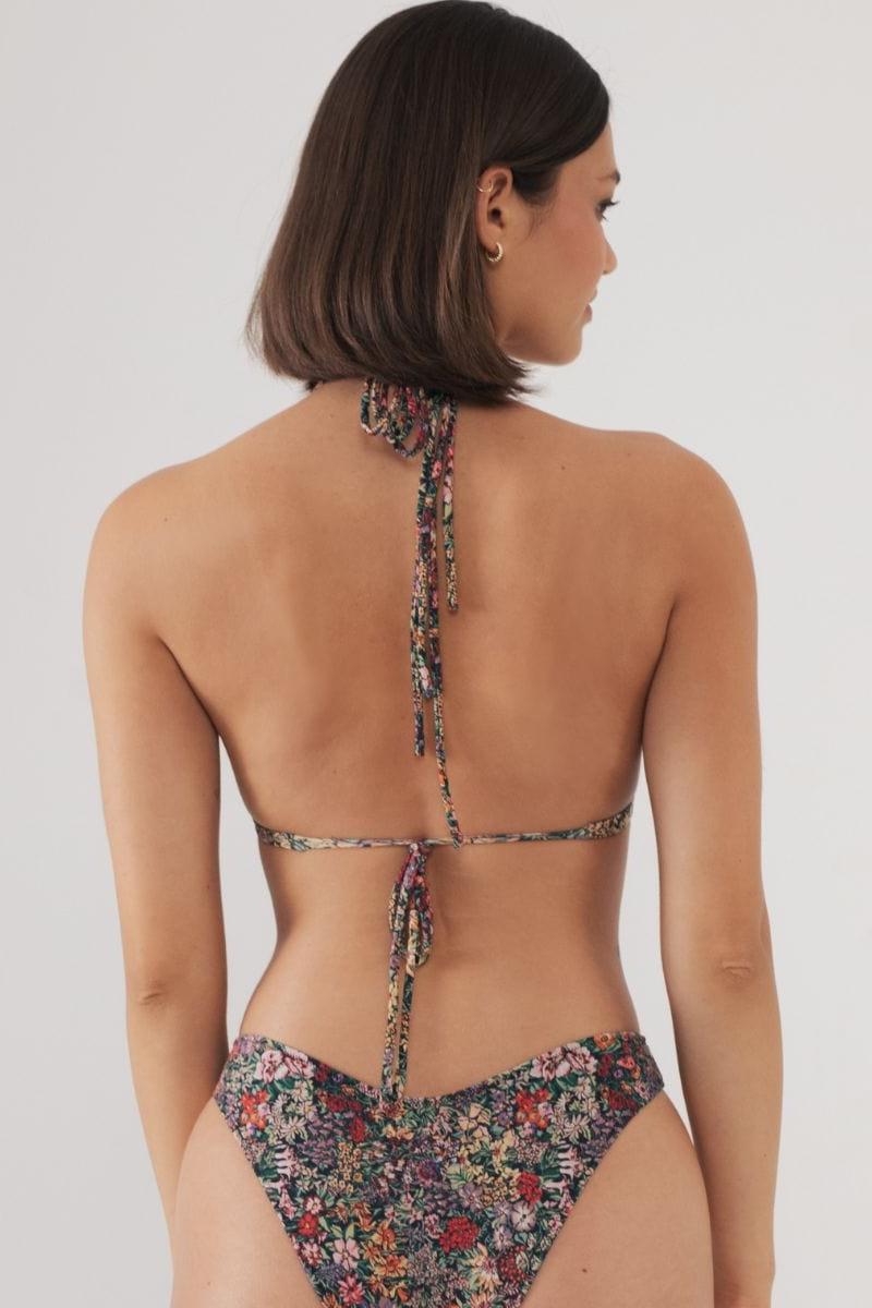 Montce - Mara Floral Euro Bow Bikini Top -