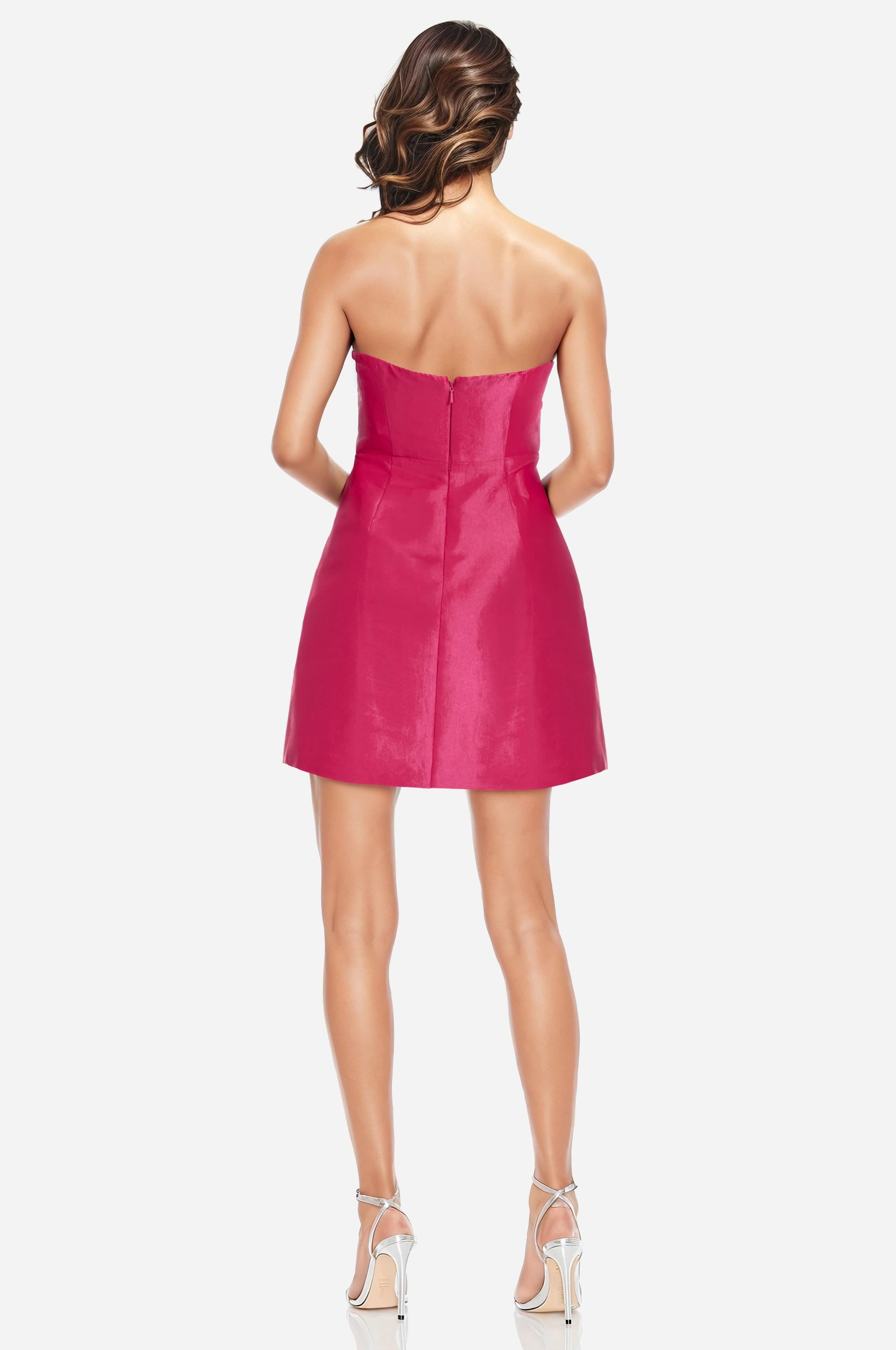 The Suri - Strapless Mini Cocktail Dress