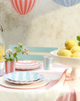 Meri Meri - Stripy Reusable Bamboo Large Plates -