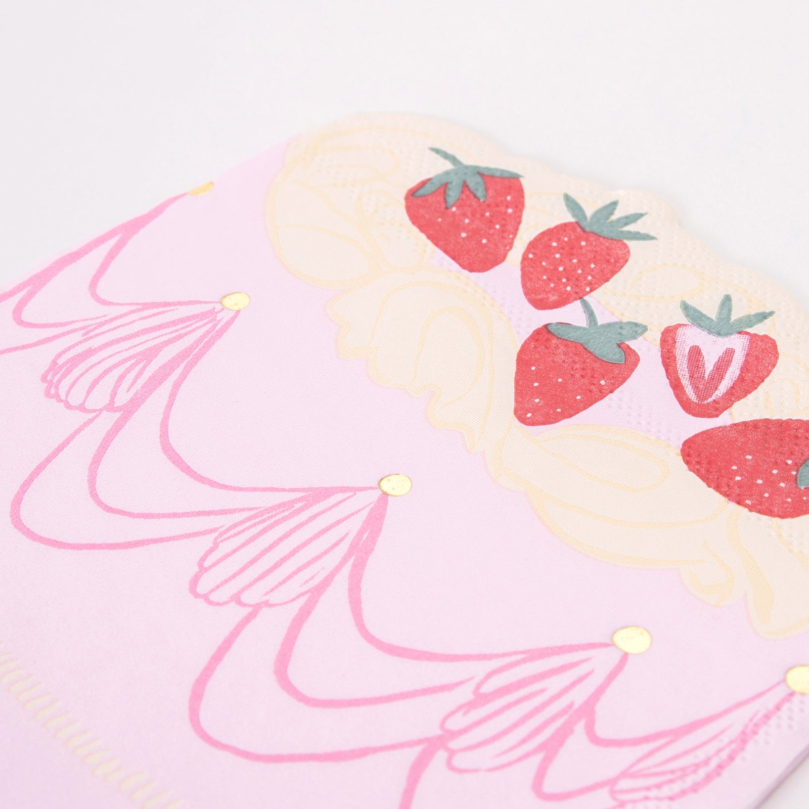 Meri Meri - Pink Cake Napkins -