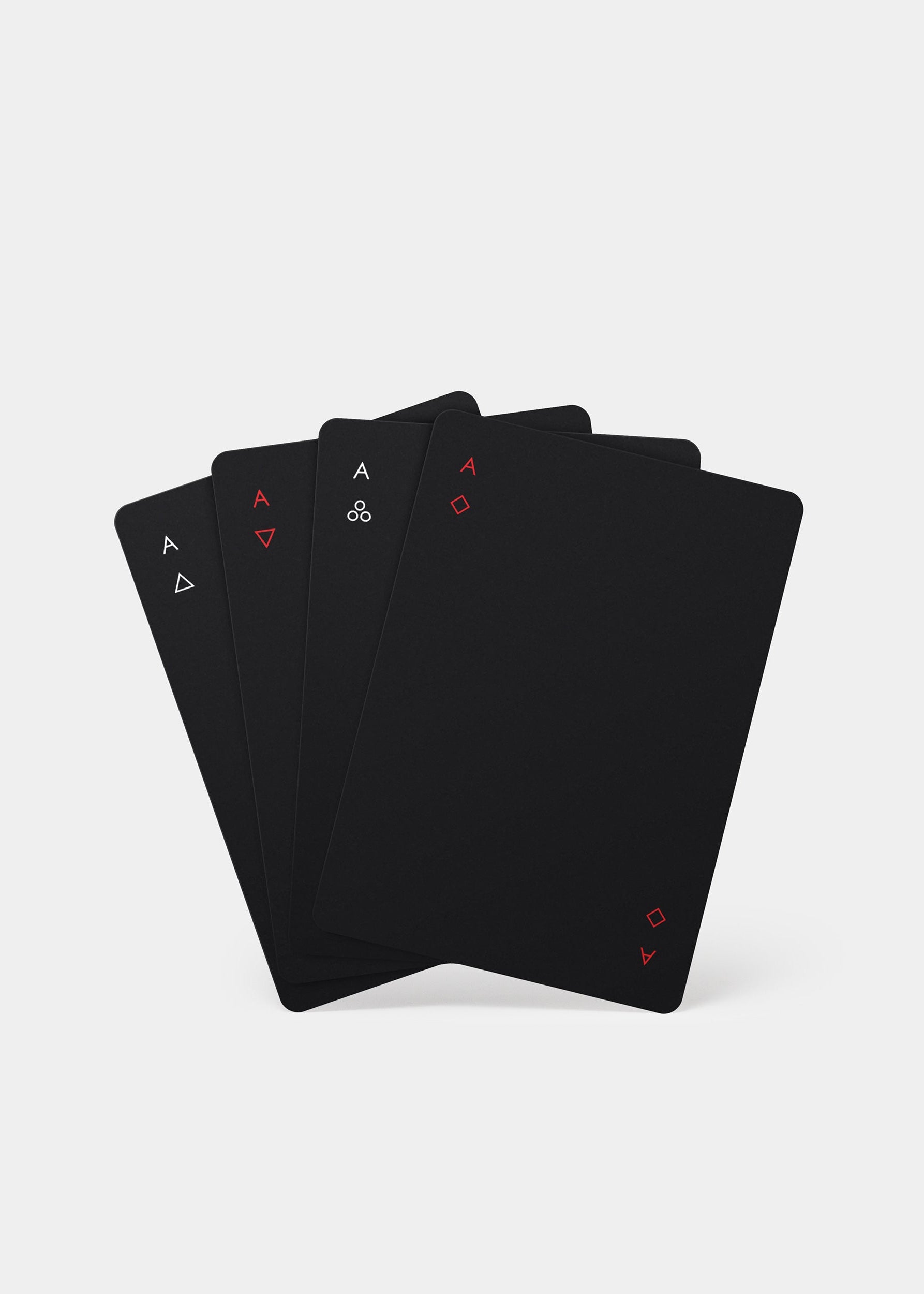 Areaware - Minim Playing Cards - Black -