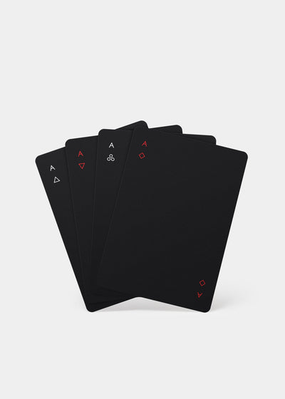 Minim Playing Cards - Black
