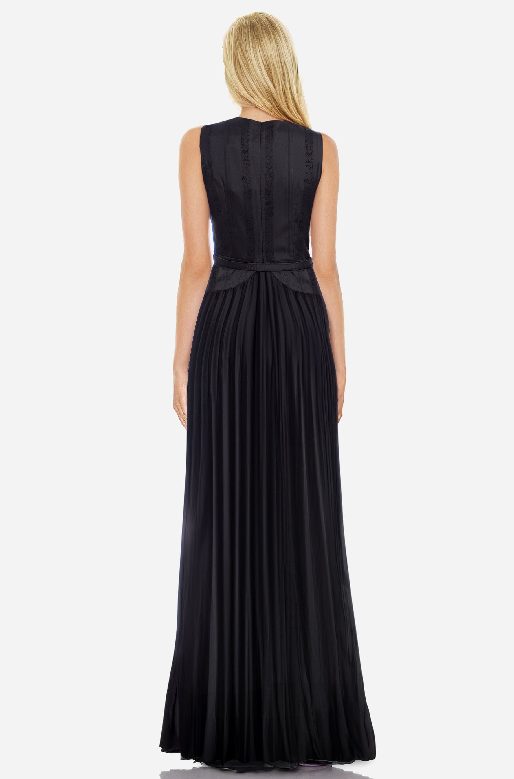 The Jaelyn - Pleated Gown