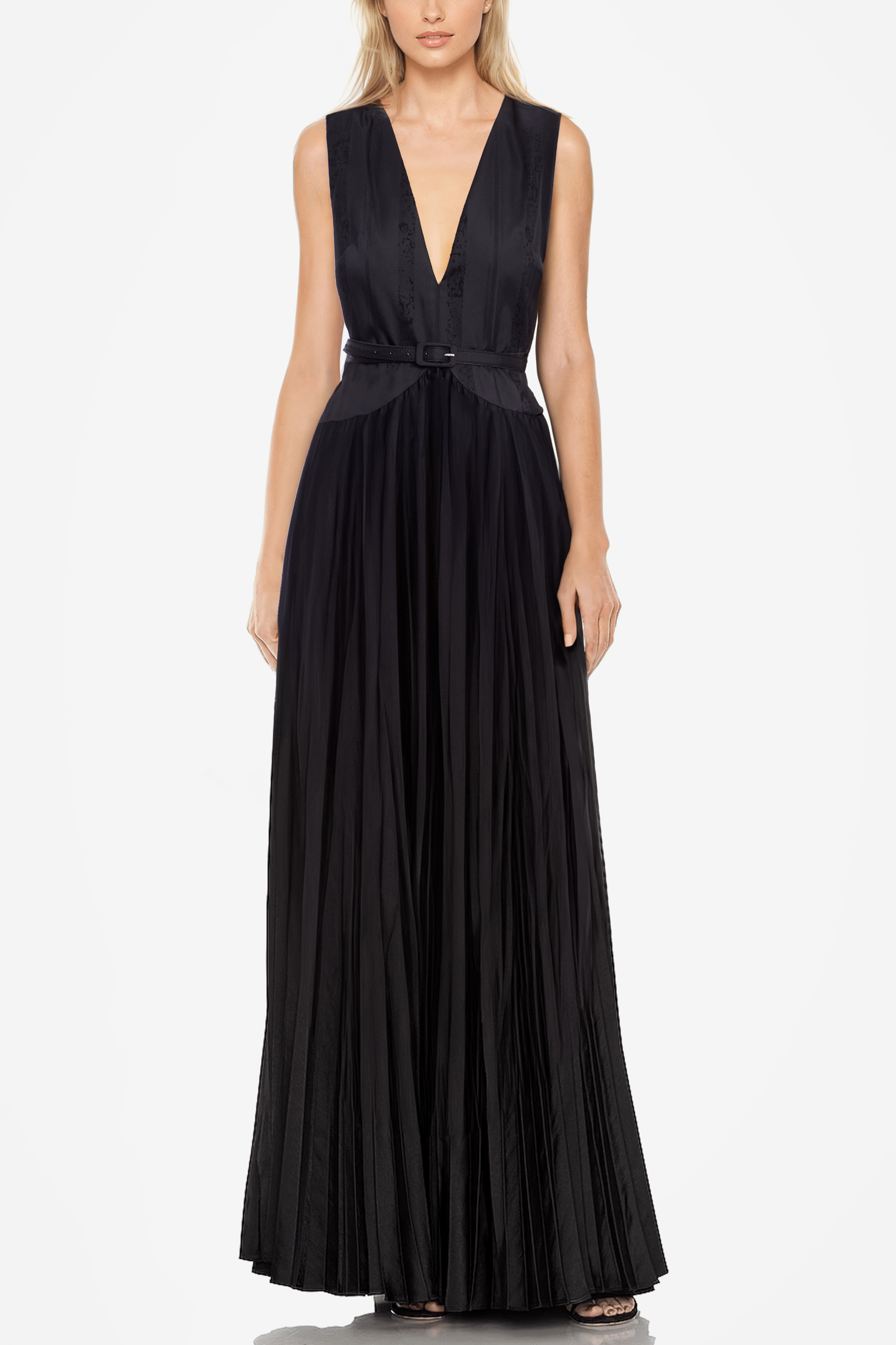 The Jaelyn - Pleated Gown