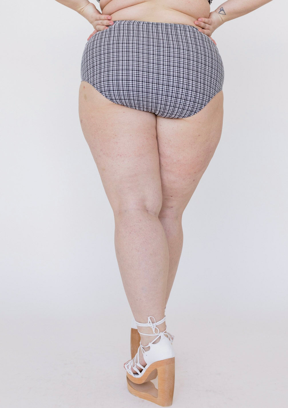 WRAY - Neve Bikini Bottom - Graphic Gingham -