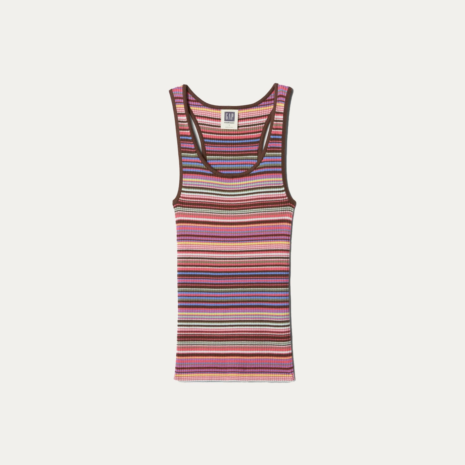 Madhappy x Gap - Stripe Sweater Tank- Mulberry Multi -