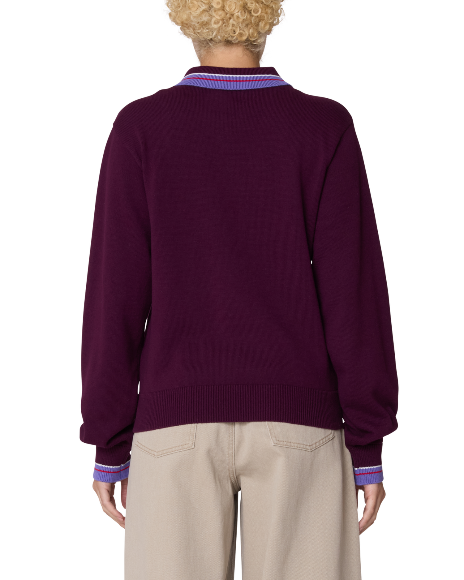 Obey - Goalie Polo Sweater - Beet -