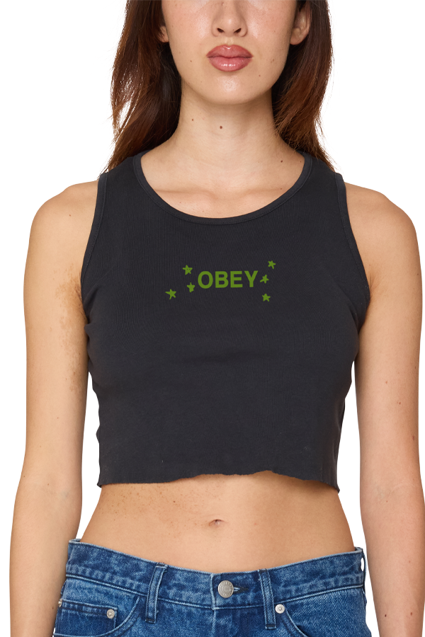 Obey - Dizzy Stars Tank - Black -
