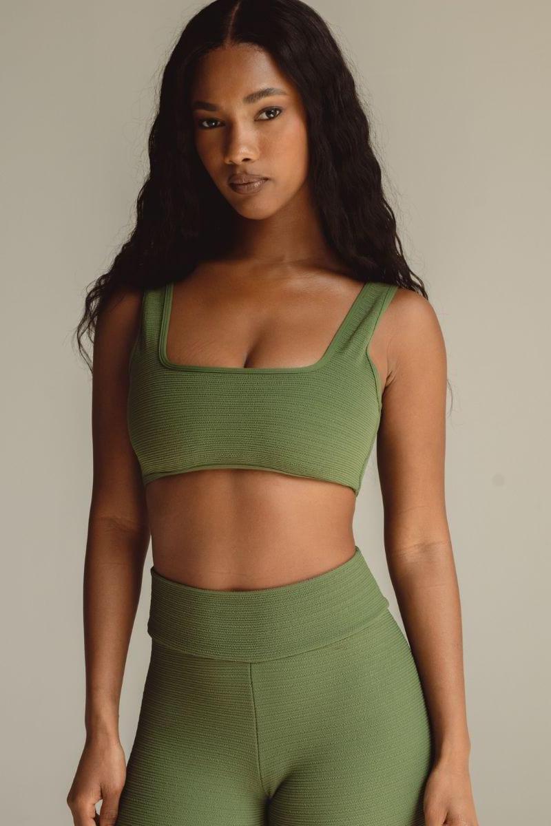 Offe Olive Micro Scrunch Allie Bikini Top – offe market