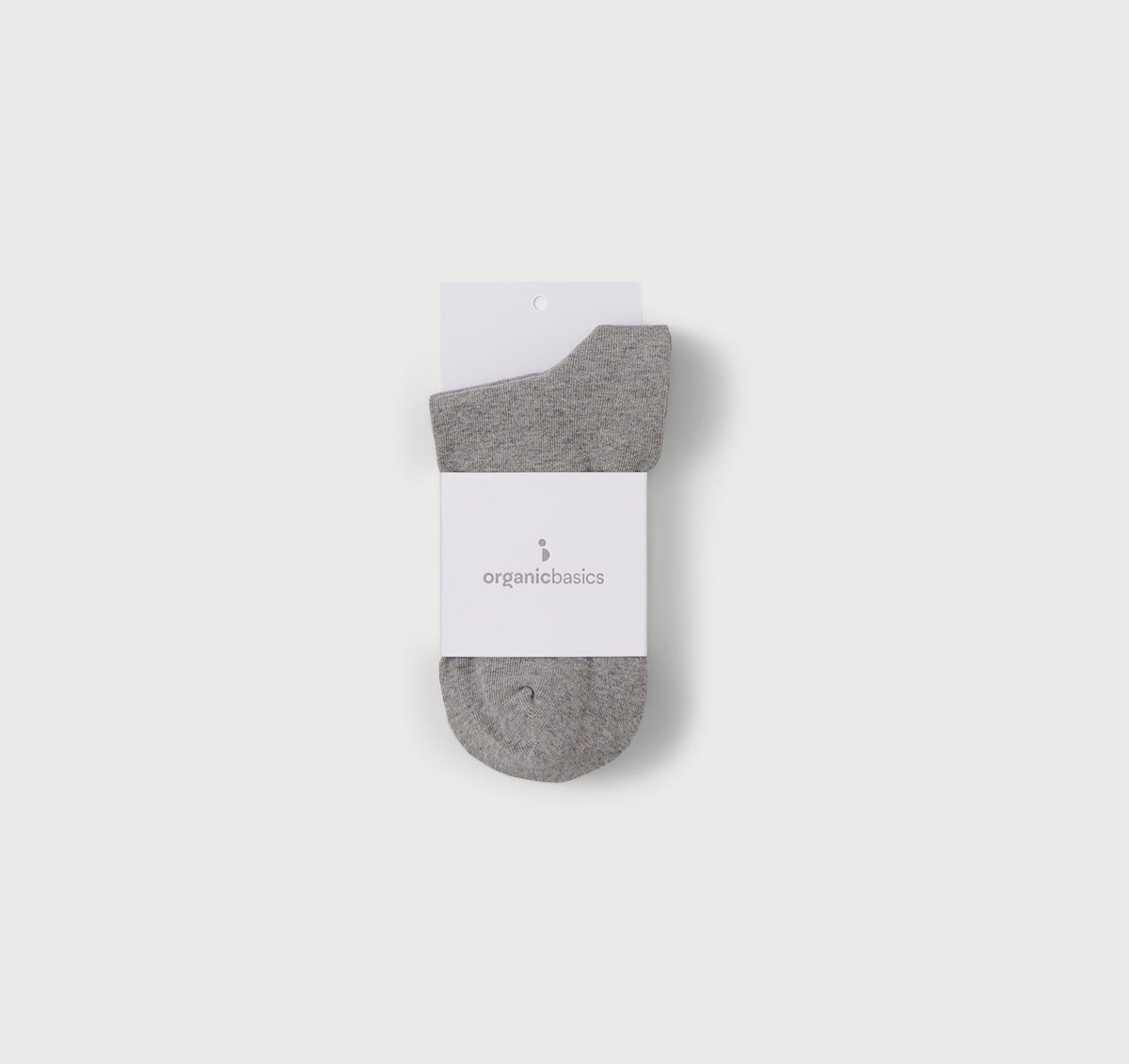 Organic Basics - Core Socks 2-Pack - Grey Melange -