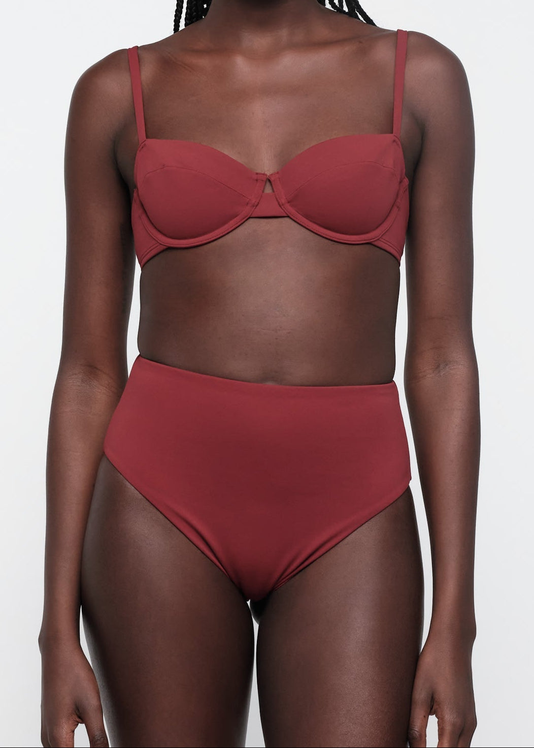 Organic Basics - Swim Underwire Bikini Top - Hibiscus Kiss -