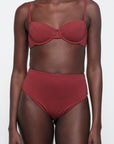 Organic Basics - Swim Underwire Bikini Top - Hibiscus Kiss -