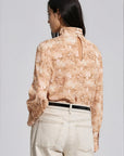 & Other Stories - Zora Silk Blouse - Orange -