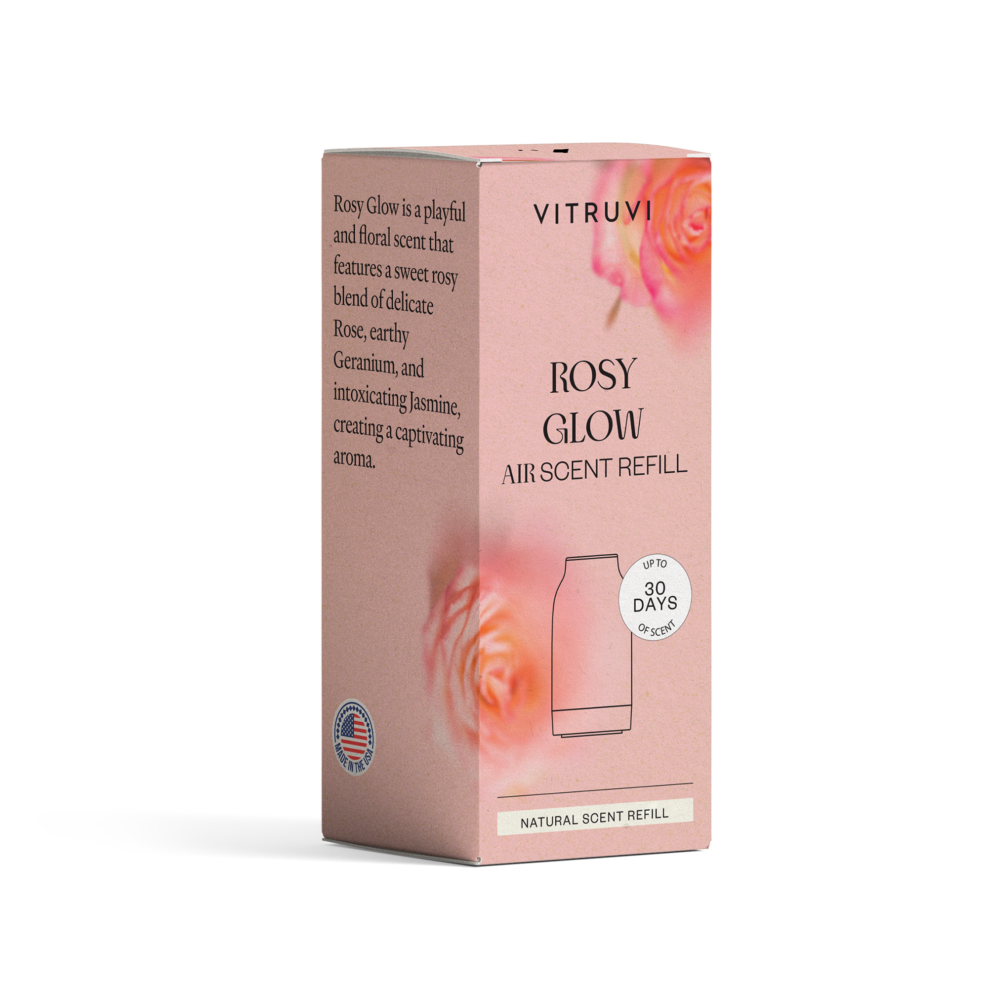Vitruvi - Rosy Glow Air Scent Refill - 1 fl. oz.