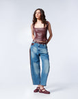 Melissa - Possession Jelly Fisherman Sandal - Burgundy -