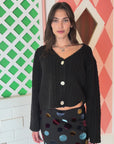 Issa V-Neck Cardi - Black