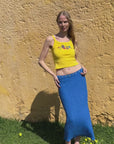 Harley Tank - Yellow Floral