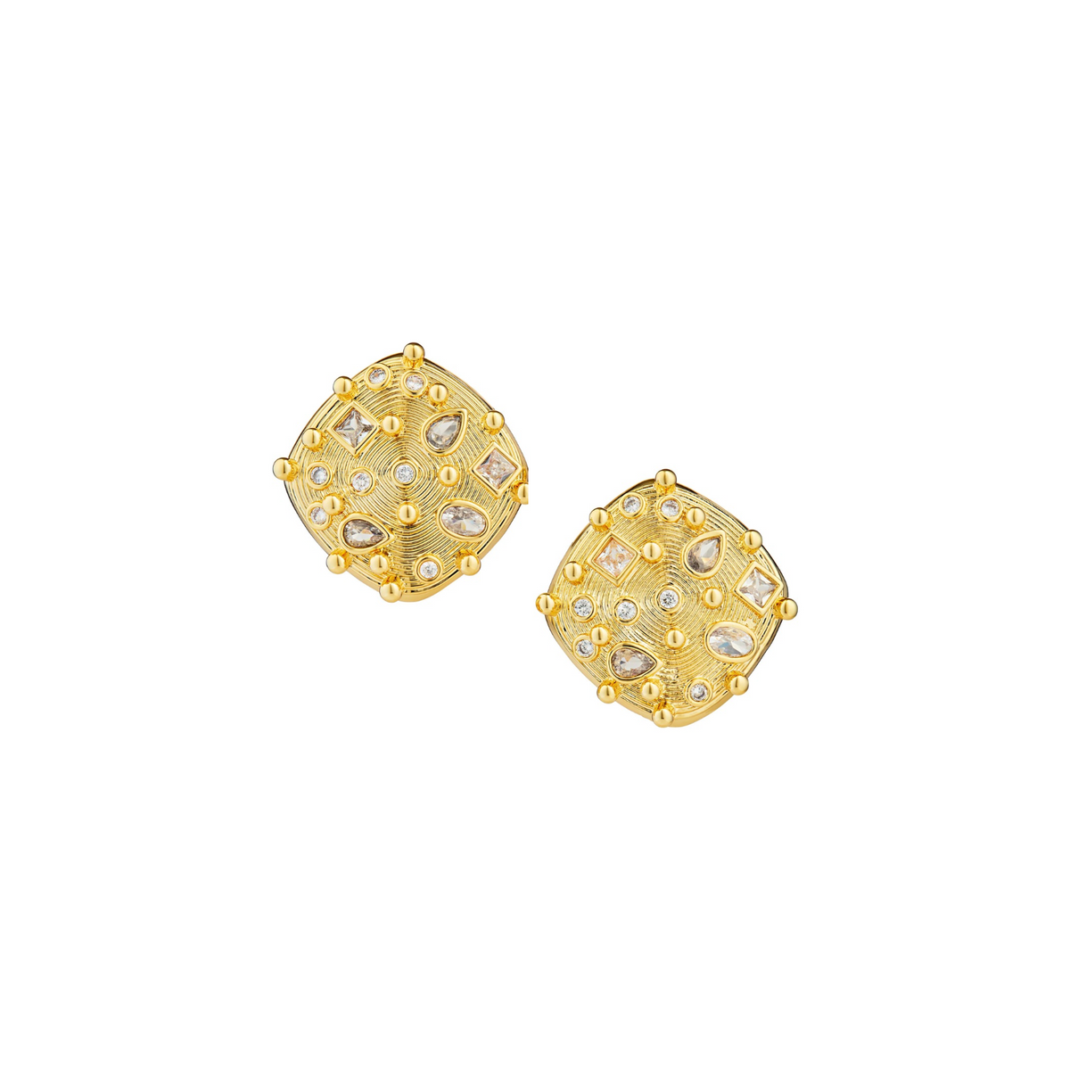 Celeste Starre - Treasure Hunt Earrings - Crystal -