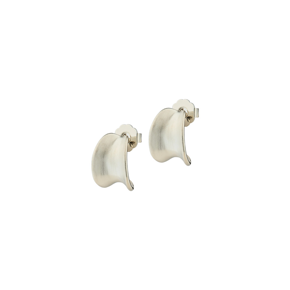 Celeste Starre - Golden Tribe Earrings - White Gold -