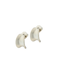 Celeste Starre - Golden Tribe Earrings - White Gold -