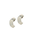 Celeste Starre - Get Into The Groove Earrings - White Gold -