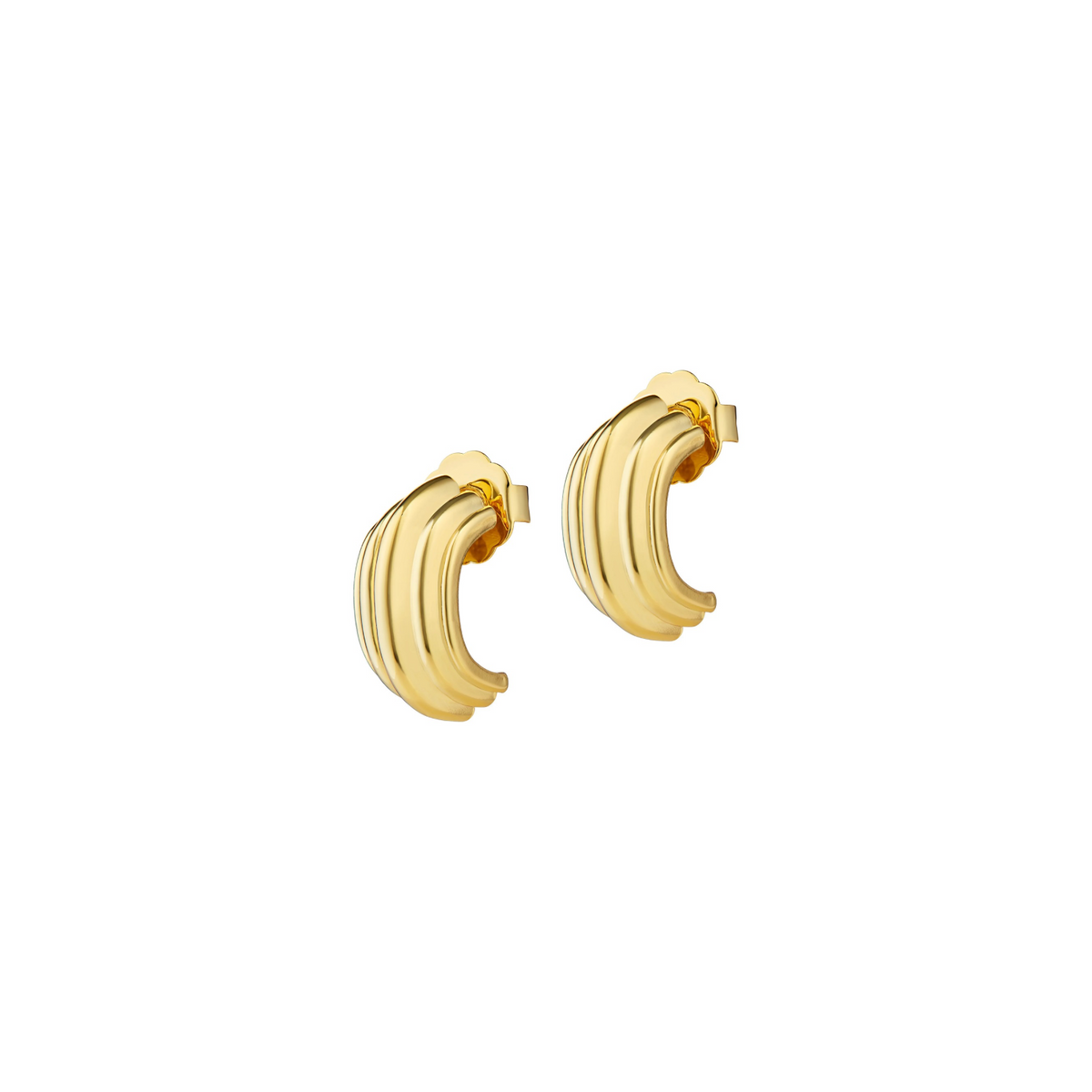 Celeste Starre - Get Into The Groove Earrings - Gold -