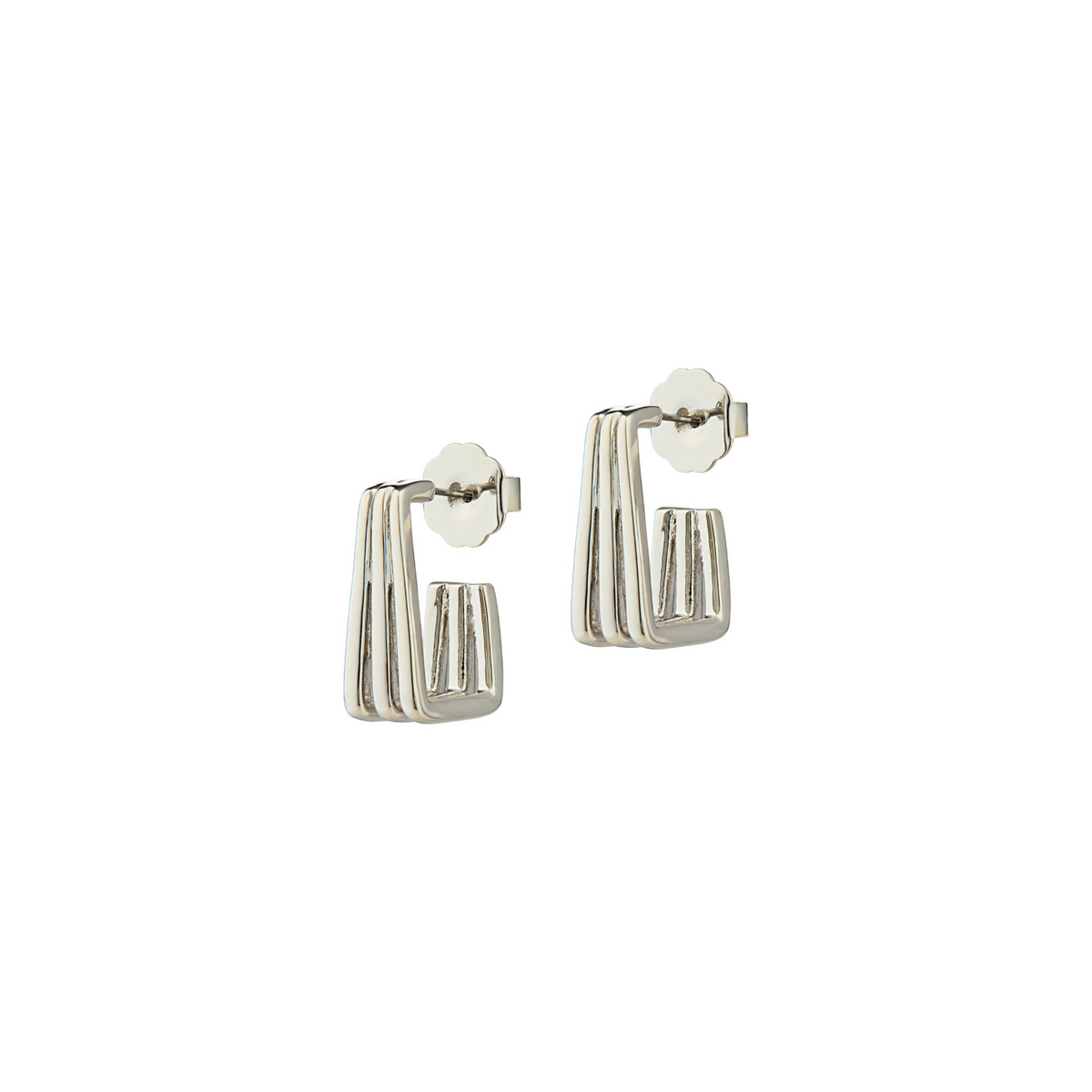 Celeste Starre - The St Thomas Earrings - White Gold -