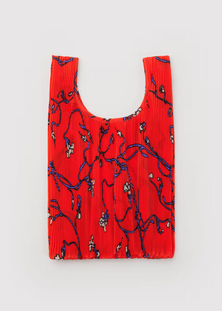 Baggu - Pleated Baggu - Red Snapdragon -