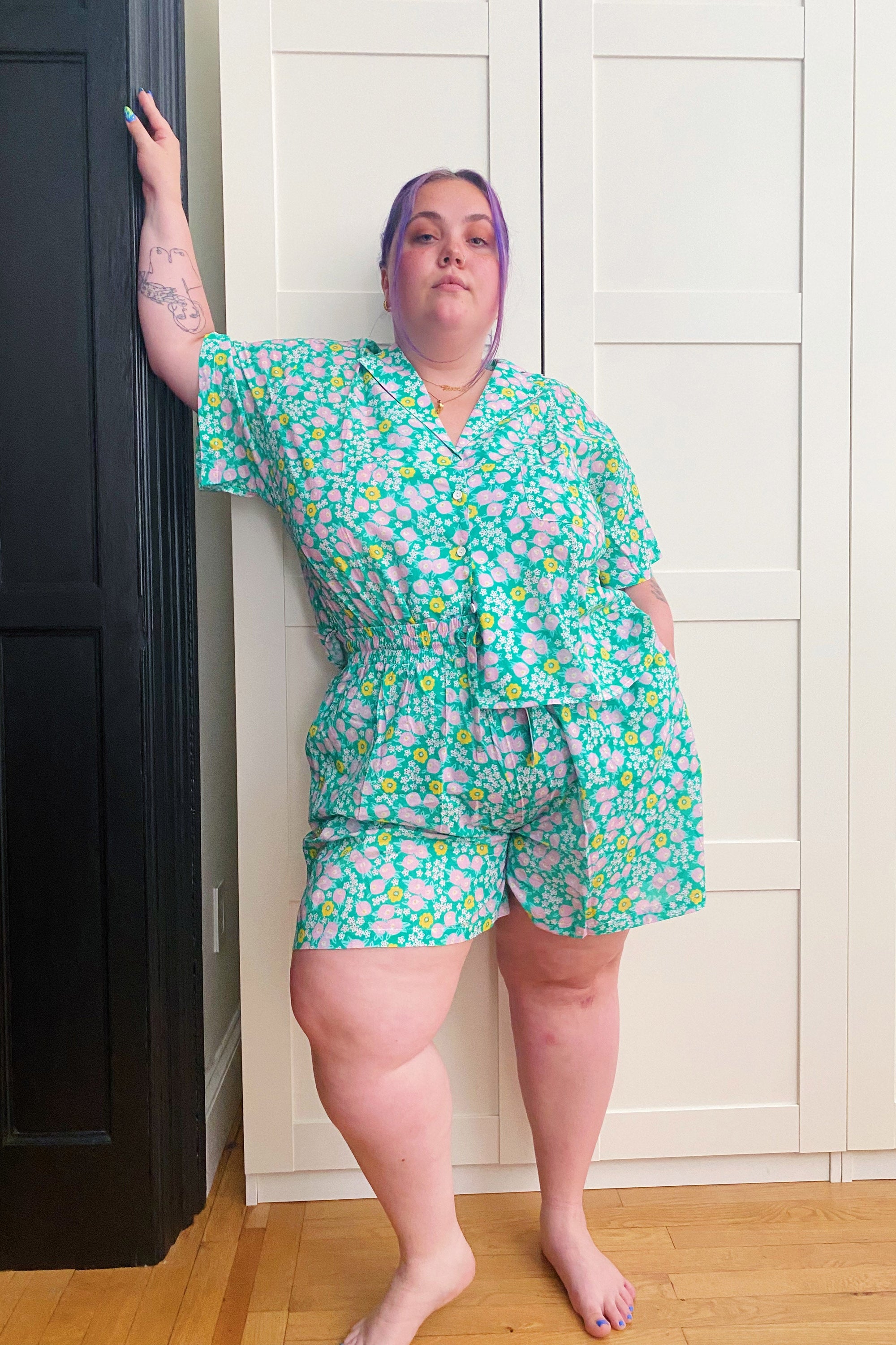 WRAY - Short Lounge Set - Rosebud -