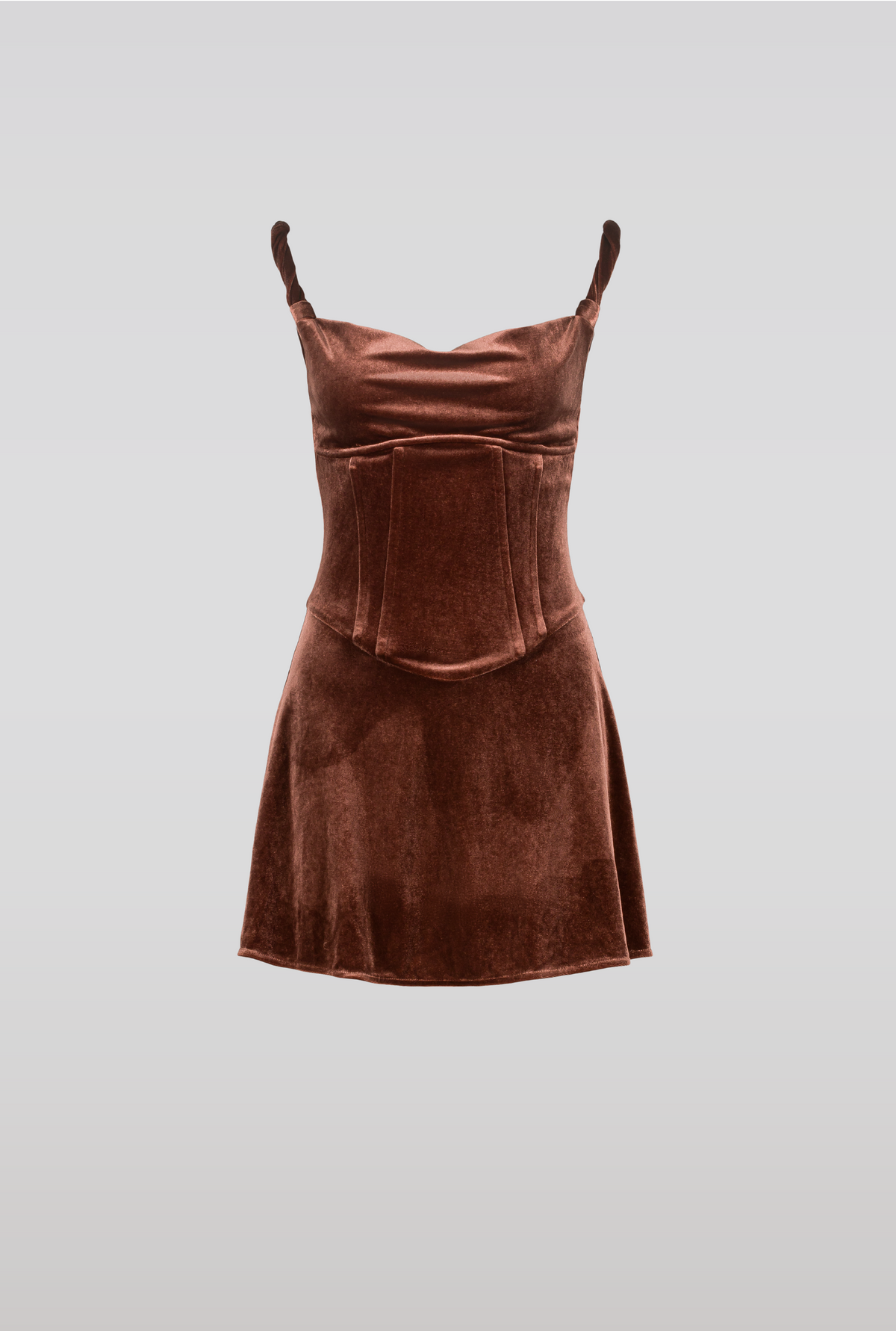 SAEMDI - WREN CORSET VELVET DRESS -