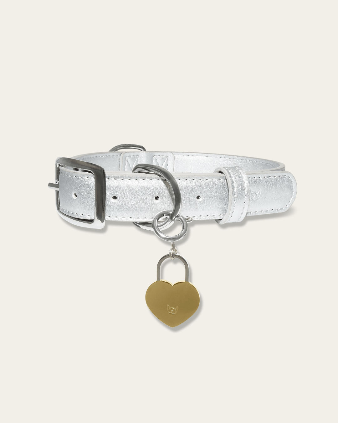 Furry Muse - Shine Metallic Leather Collar -