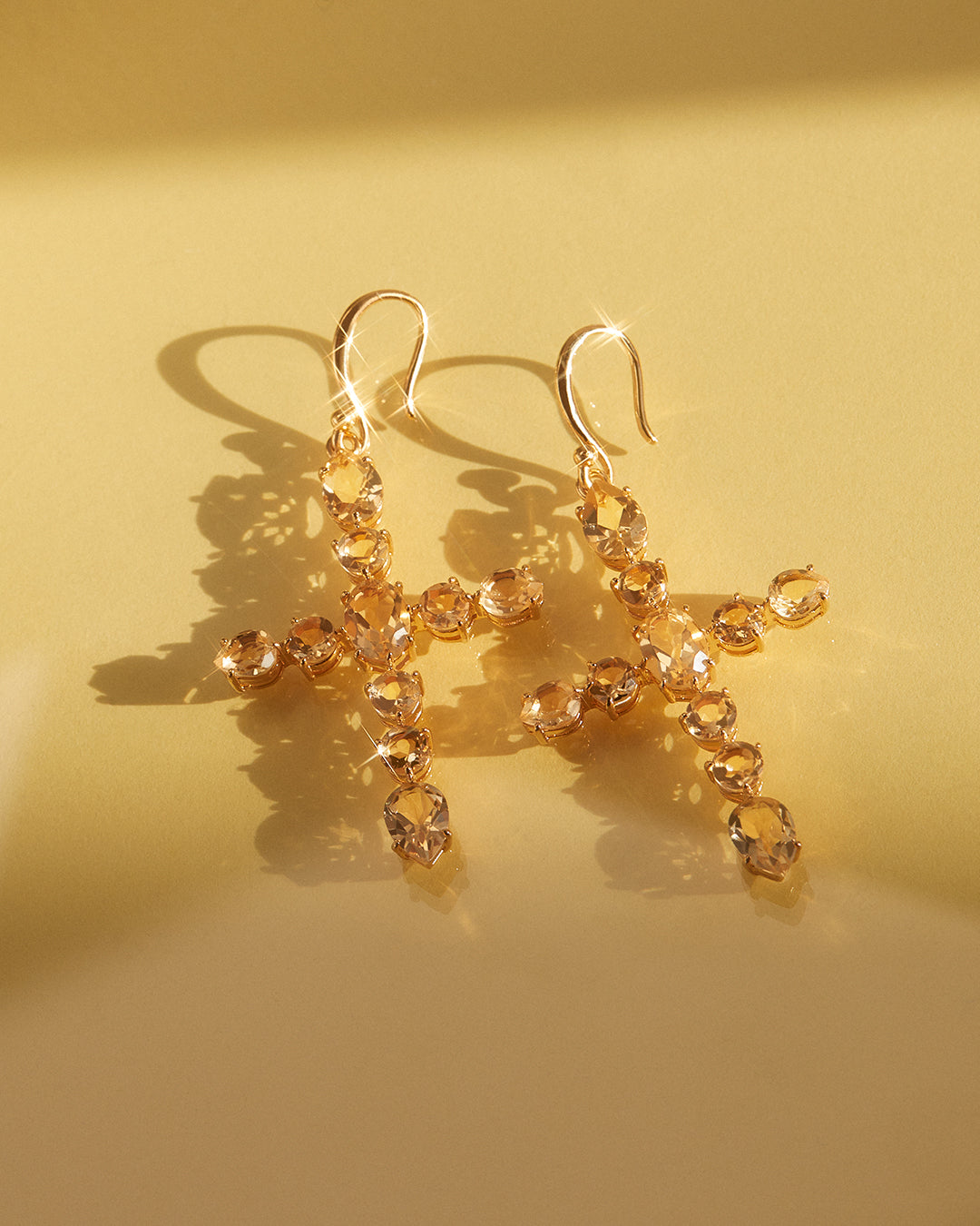 Luv Aj - The Isabella Cross Earrings -