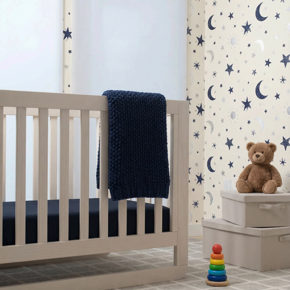 ettitude - CleanBamboo® Signature Sateen Crib &amp; Toddler Fitted Sheet -