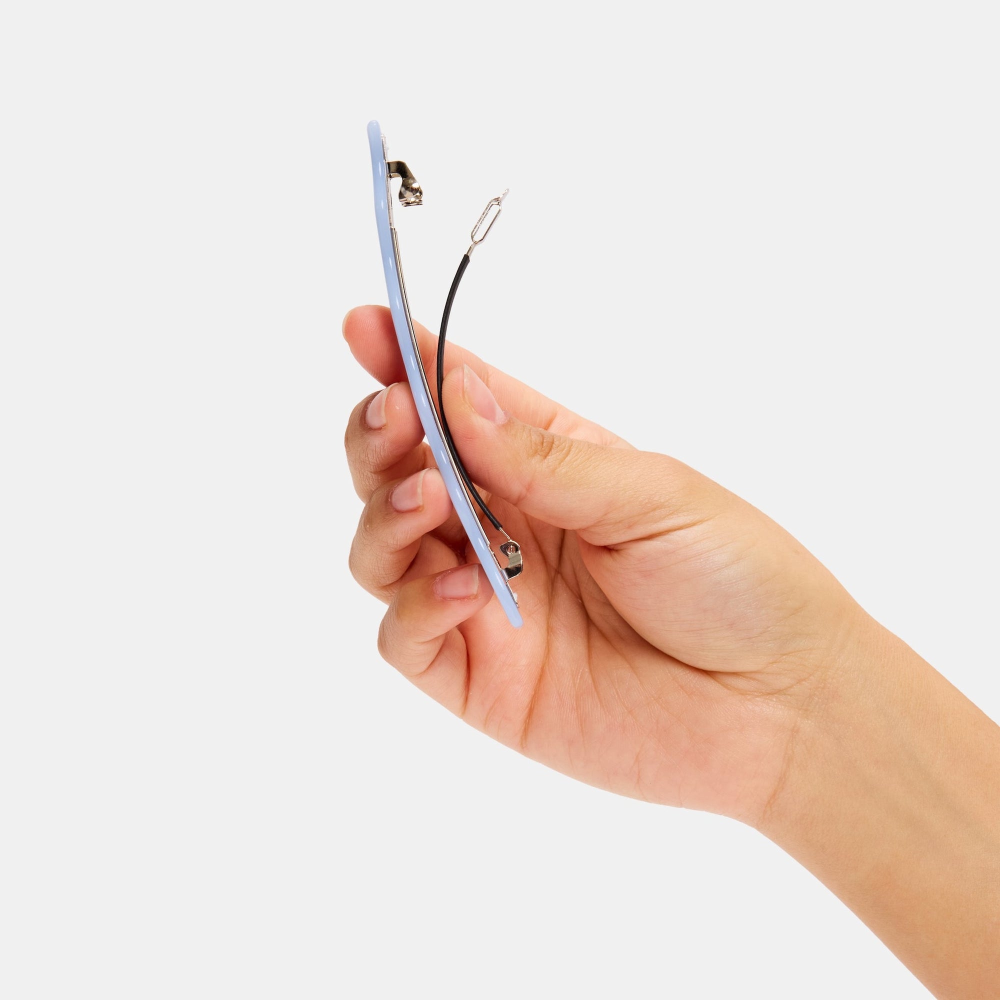 Skinny Wave Barette - Periwinkle
