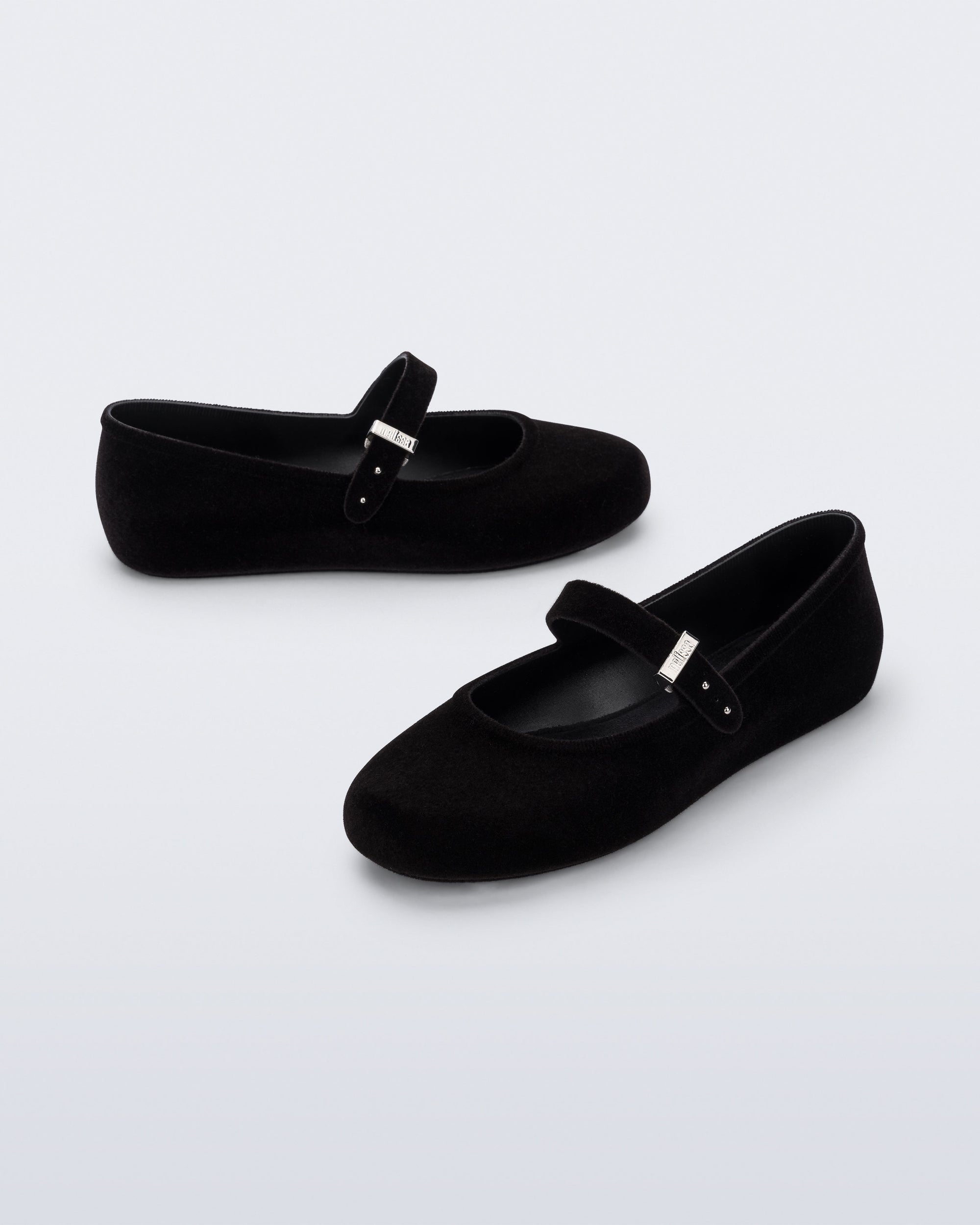 Melissa - Soft Ballerina Velvet II - Black -