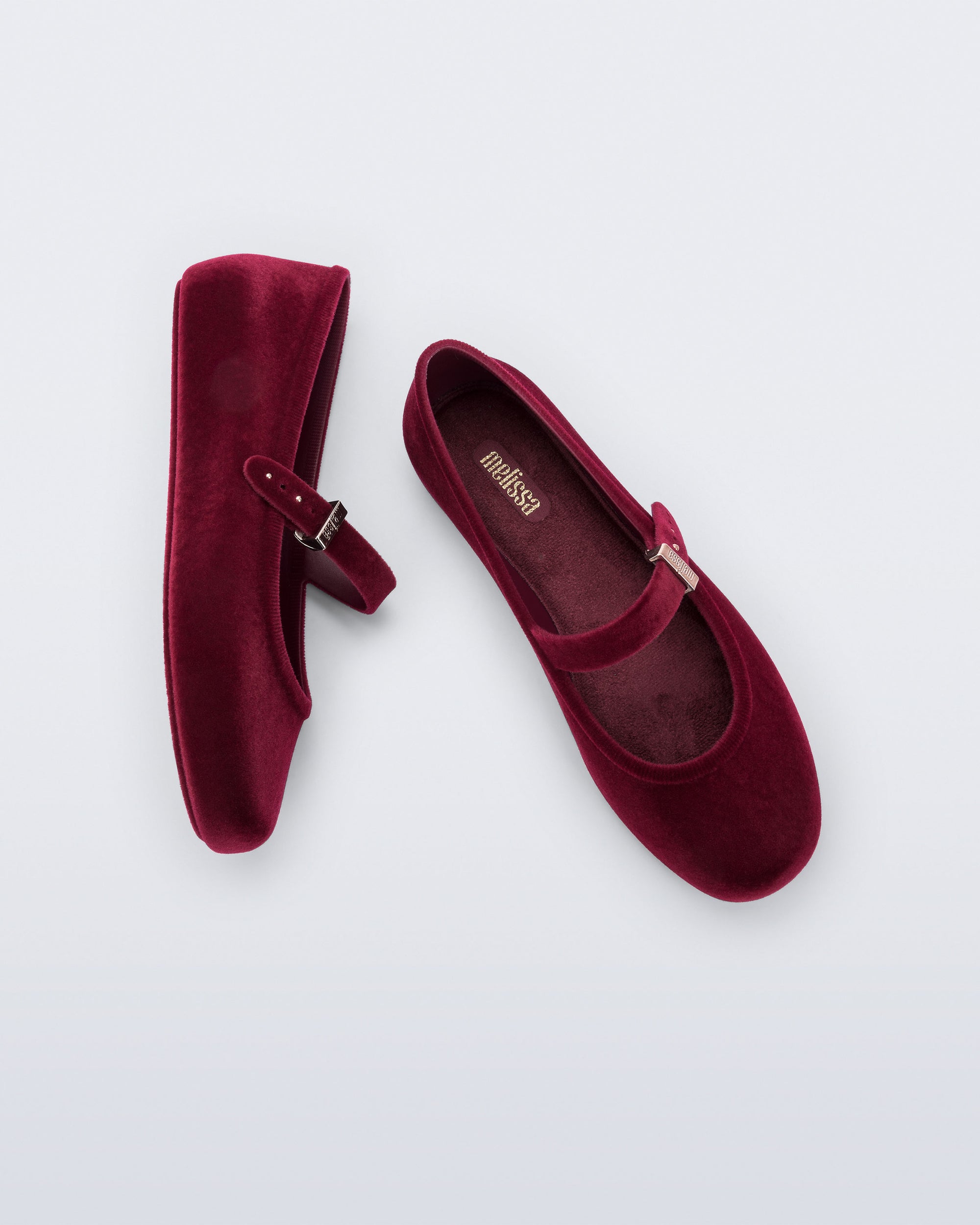 Melissa - Soft Ballerina Velvet II - Red -