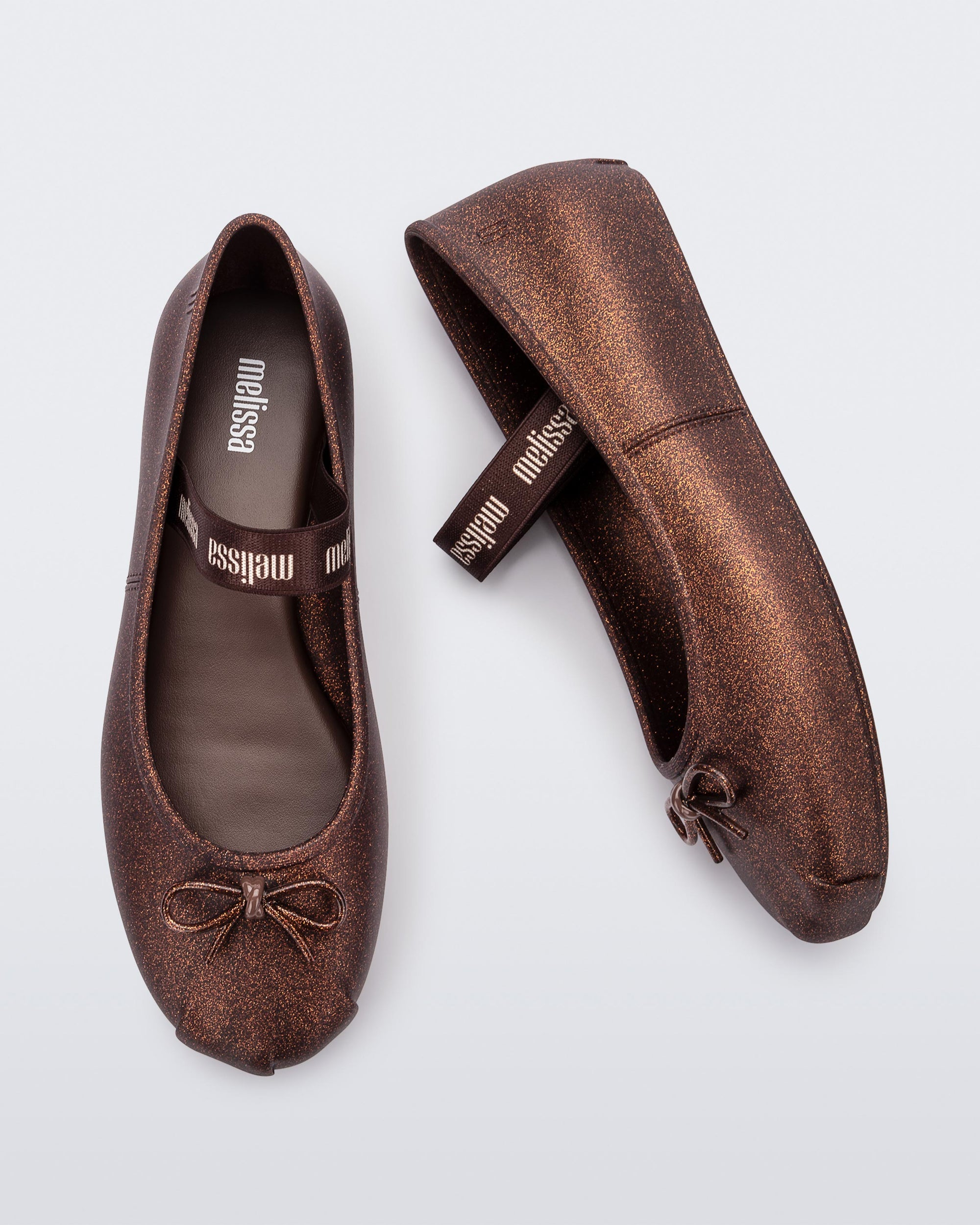 Melissa - Sophie Ballet Flat - Bronze -