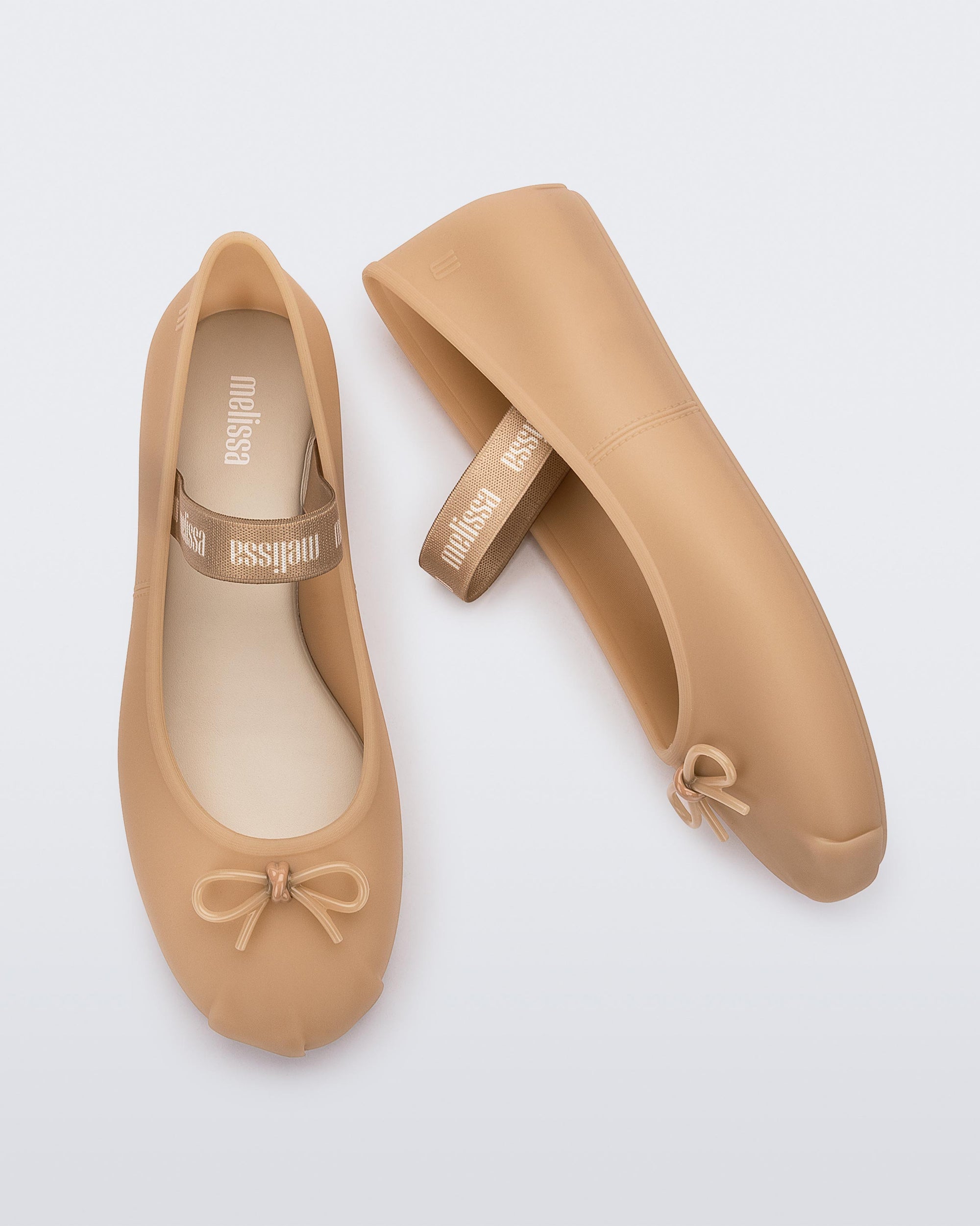 Melissa - Sophie Ballet Flat - Milky Beige -