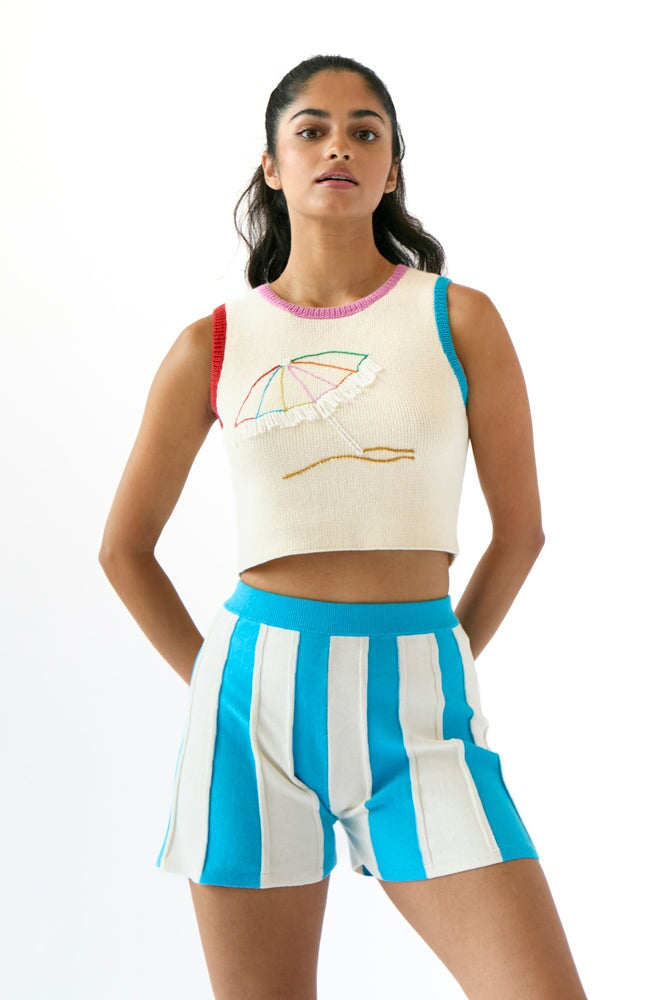 Rachel Antonoff - Umbrella Shell Sweater -