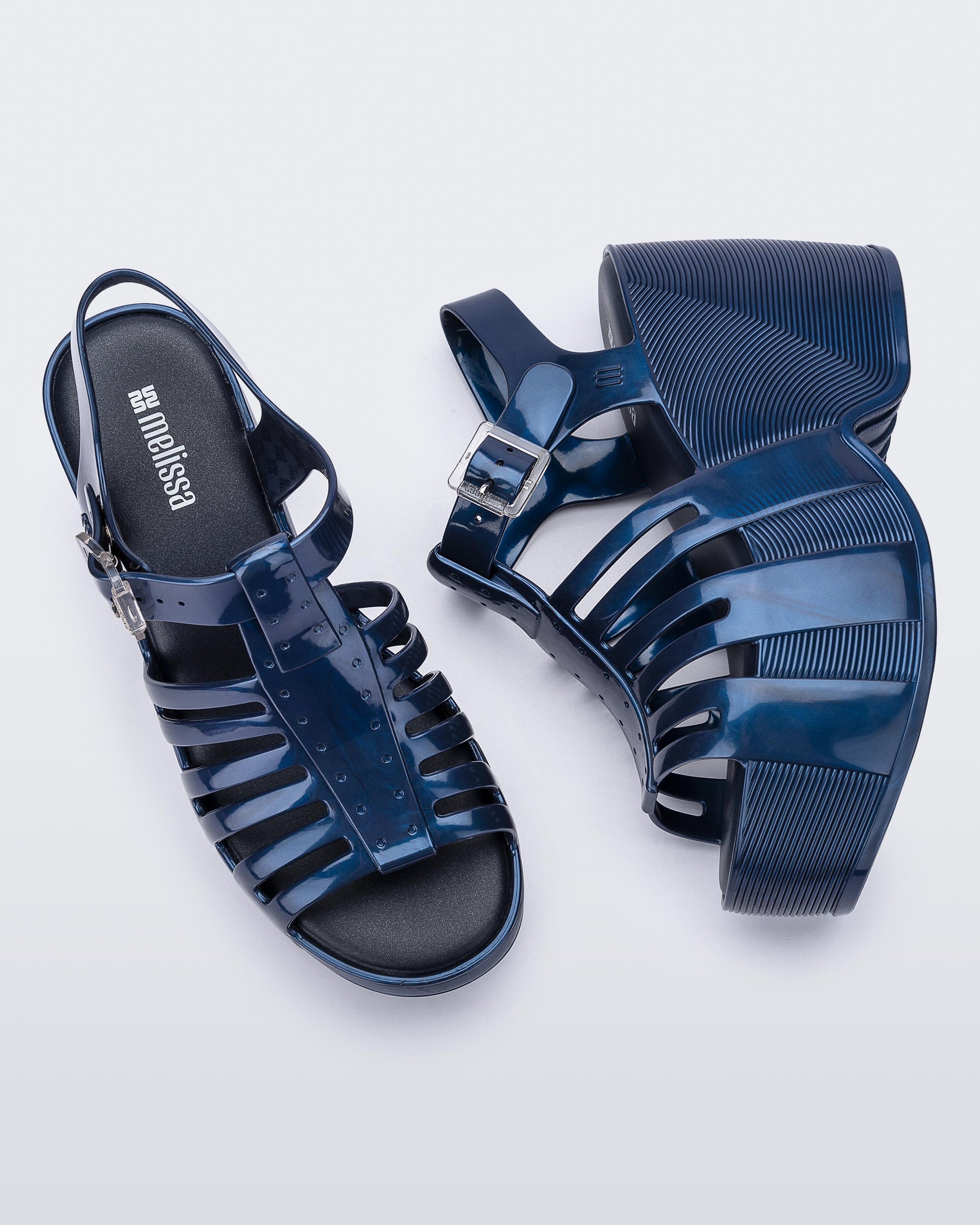 Melissa - Station 79 Platform - Pearly Blue -