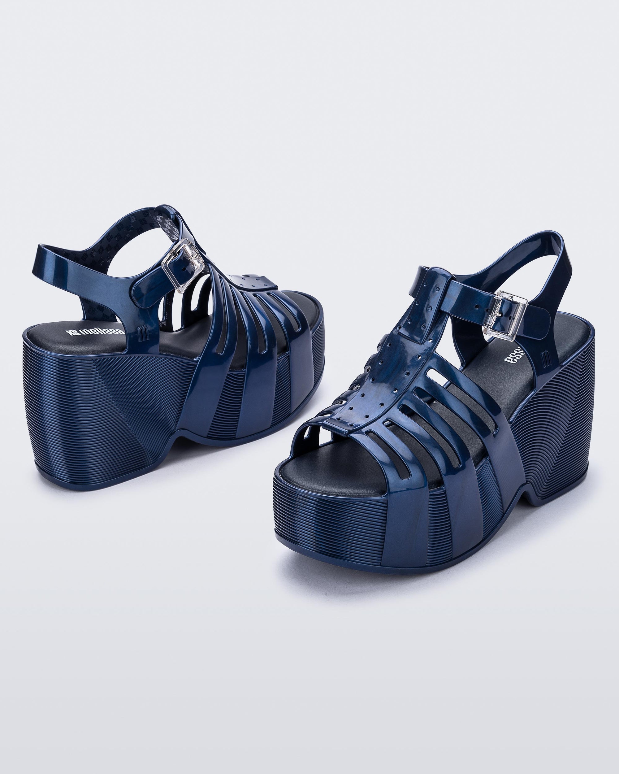 Melissa - Station 79 Platform - Pearly Blue -