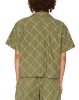 Obey - Lilith Diamond Stitch Shirt - Olivine Multi -