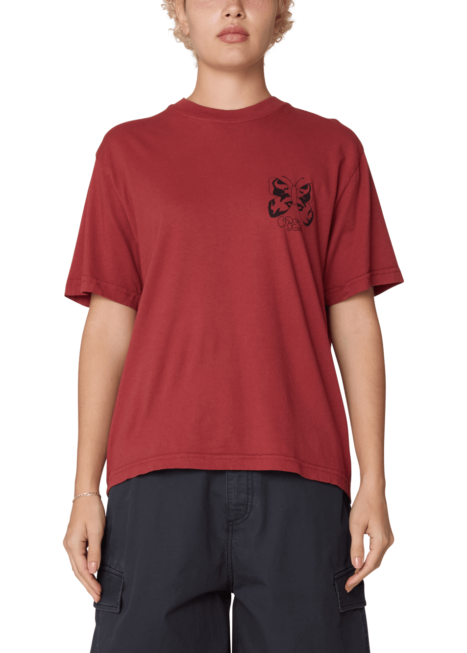 Obey - Flutter Face - Red Ochre -