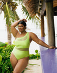 Nomads Swimwear - Coast One Piece II - Lime -